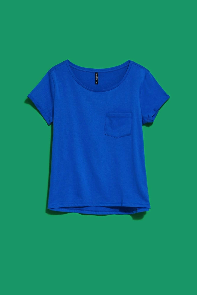LADIES TSHIRT L-TS-4050 BLUE