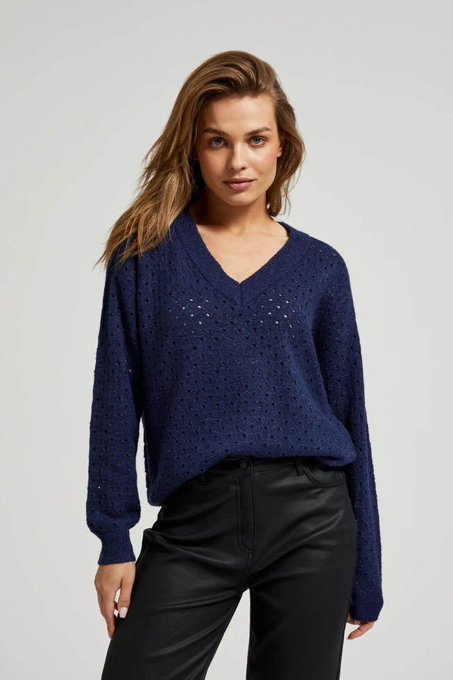 WOMEN'S SWEATER Z-SW-4520 NAVY