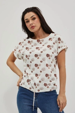 LADIES TSHIRT L-TS-4021 OFF WHITE