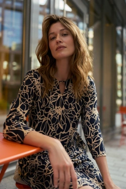 WOMEN'S DRESS Z-SU-4806 NAVY