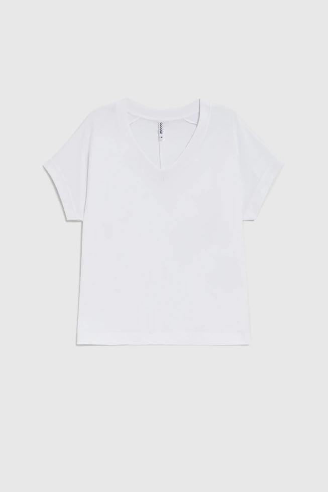 KOSZULKA DAMSKA L-TS-4942 WHITE