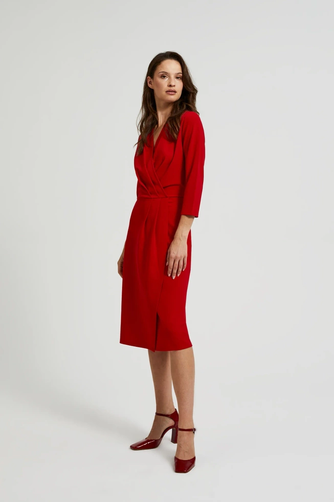 WOMEN'S DRESS Z-SU-4538 RED