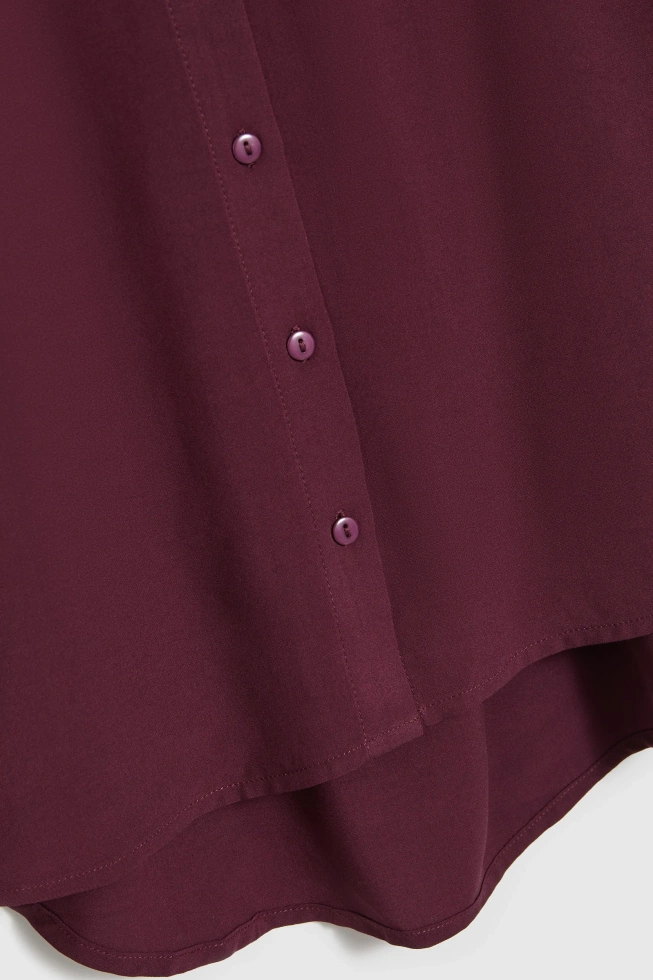 WOMEN'S SHIRT Z-KO-4822 BURGUNDY