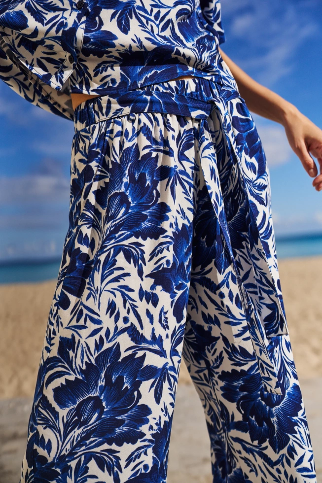 WOMEN'S PANTS L-SP-4621 BLUE