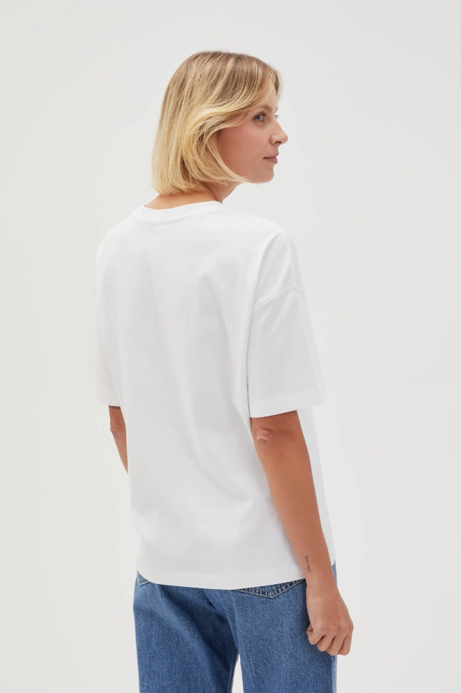 WOMEN'S TSHIRT L-TS-4645 WHITE