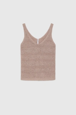 KOSZULKA DAMSKA L-TS-5009 COFFEE-pakiet