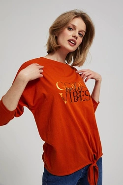 BLUZKA DAMSKA Z-TS-4205 D.ORANGE
