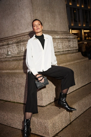 WOMEN'S SHIRT Z-KO-4832 OFF WHITE