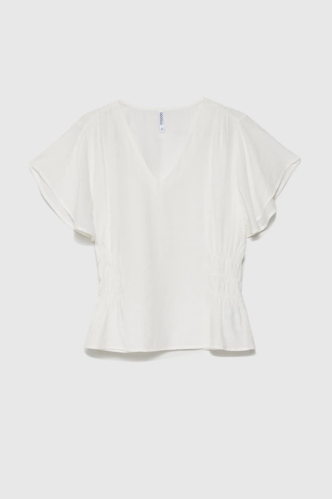 WOMEN'S SHIRT L-KO-4635 OFF WHITE