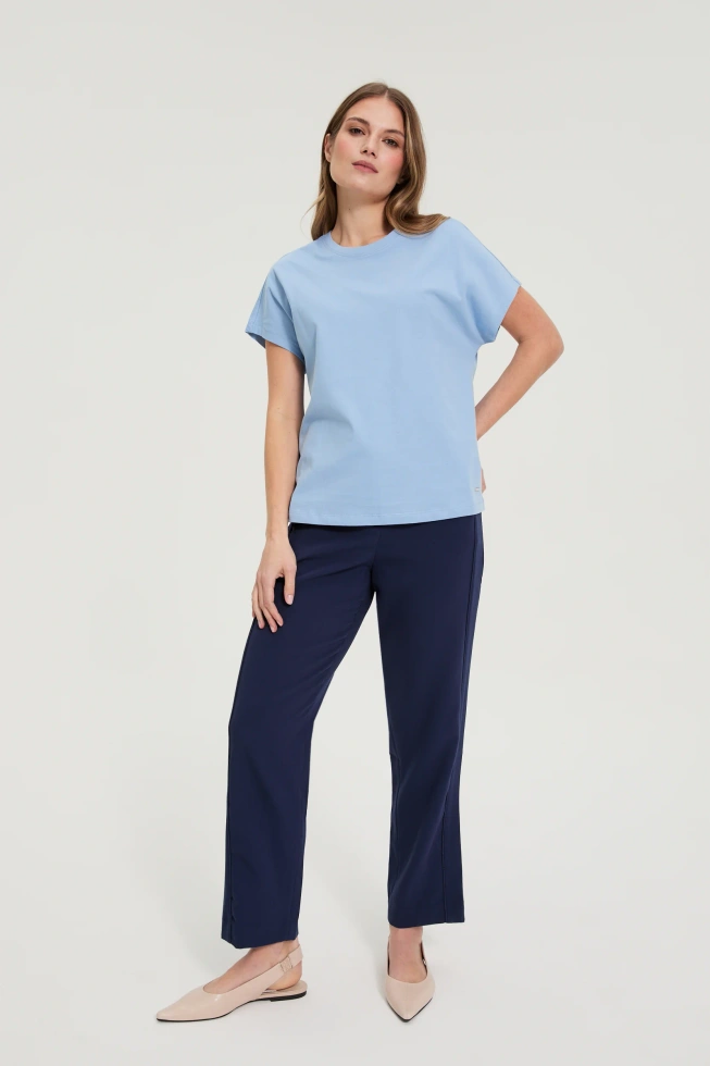 WOMEN'S TSHIRT L-TS-4947 BLUE