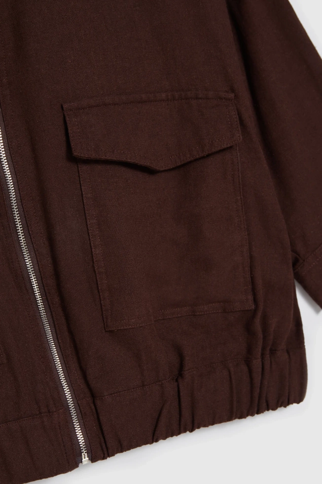 WOMEN'S JACKETS L-KU-4924 D.BROWN