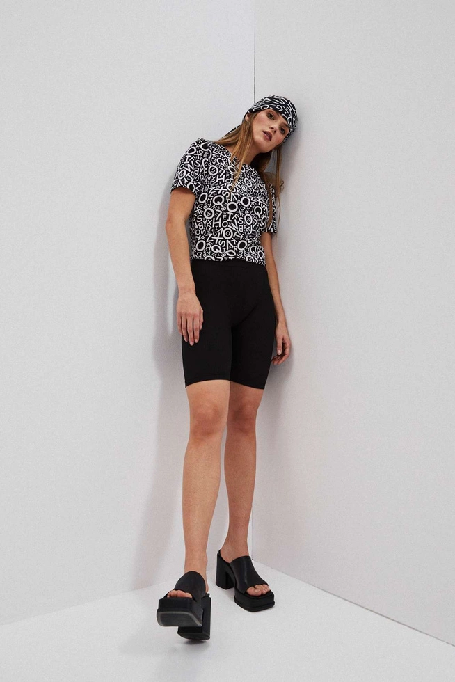 LADIES TSHIRT L-TS-4098 BLACK_WHITE