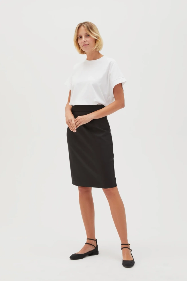 WOMEN'S SKIRT L-SC-4606 BLACK