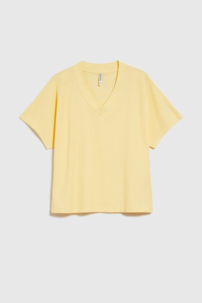 WOMEN'S TSHIRT L-TS-4699 YELLOW