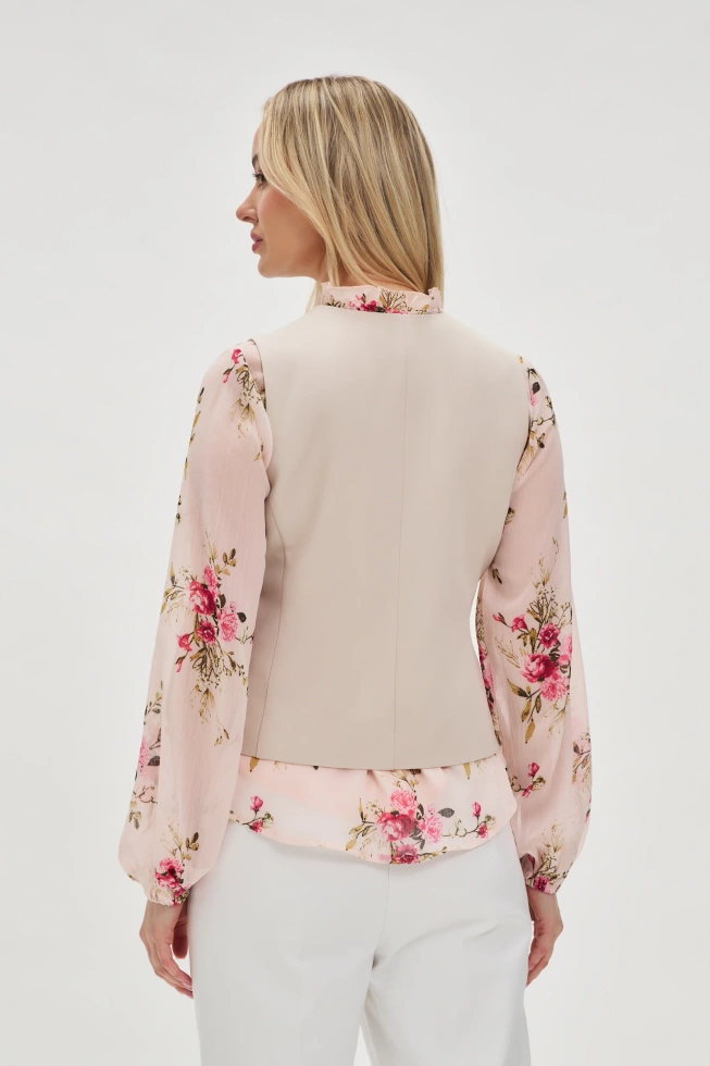 WOMEN'S JACKETS L-KA-4615 L.BEIGE