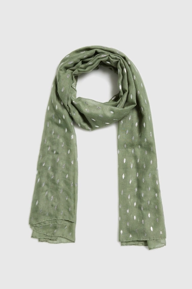 WOMEN'S SCARF L-SZ-4910 OLIVE-set