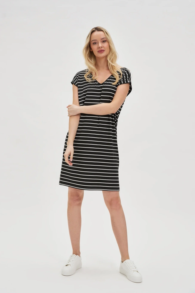WOMEN'S DRESS L-SU-4645 BLACK-set