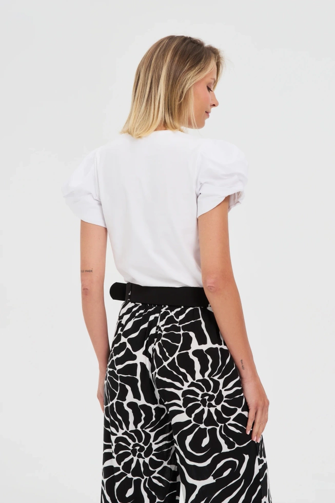 WOMEN'S TSHIRT L-TS-4604 WHITE