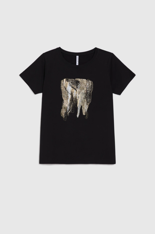 WOMEN'S TSHIRT L-TS-4901 BLACK-set