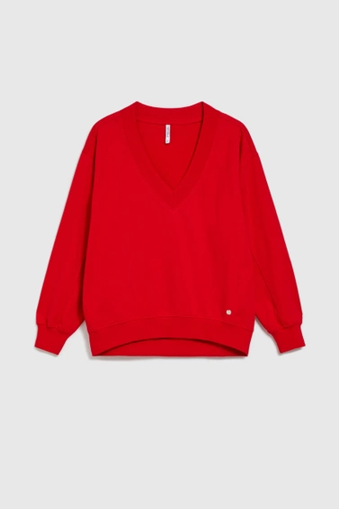 WOMEN'S SWEATSHIRT L-BL-4608 RED