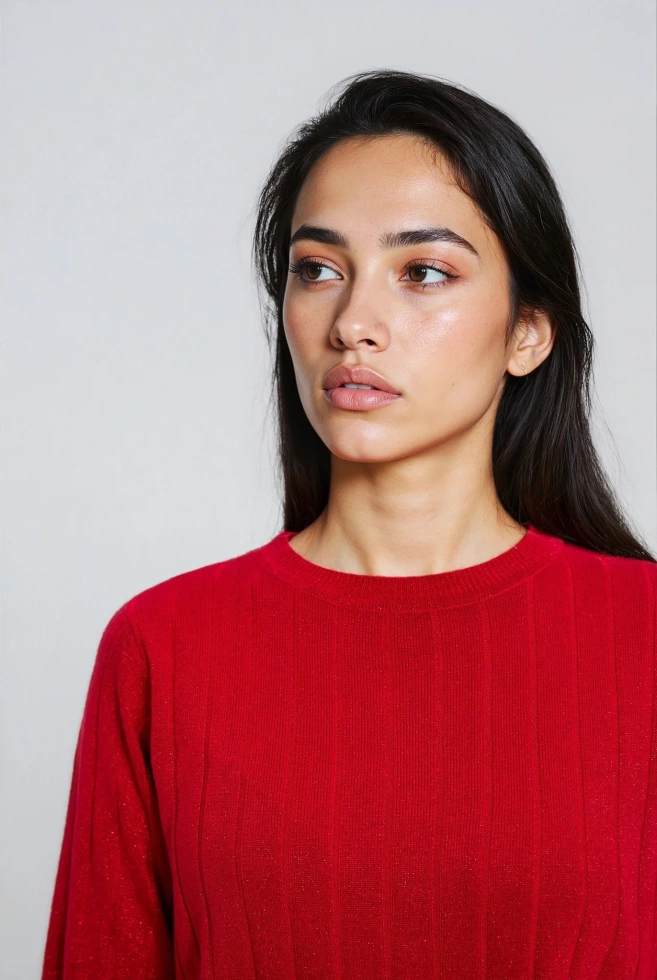 WOMEN'S SWEATER Z-SW-4874 RED