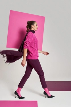 SPODNIE Z-SP-3901 BURGUNDY