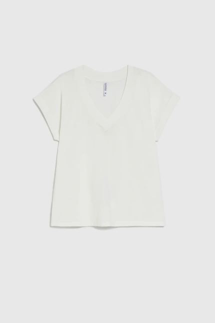 KOSZULKA DAMSKA L-TS-4969 OFF WHITE