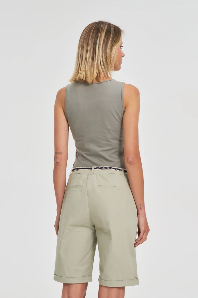 WOMEN'S TOP L-TS-4691 OLIVE