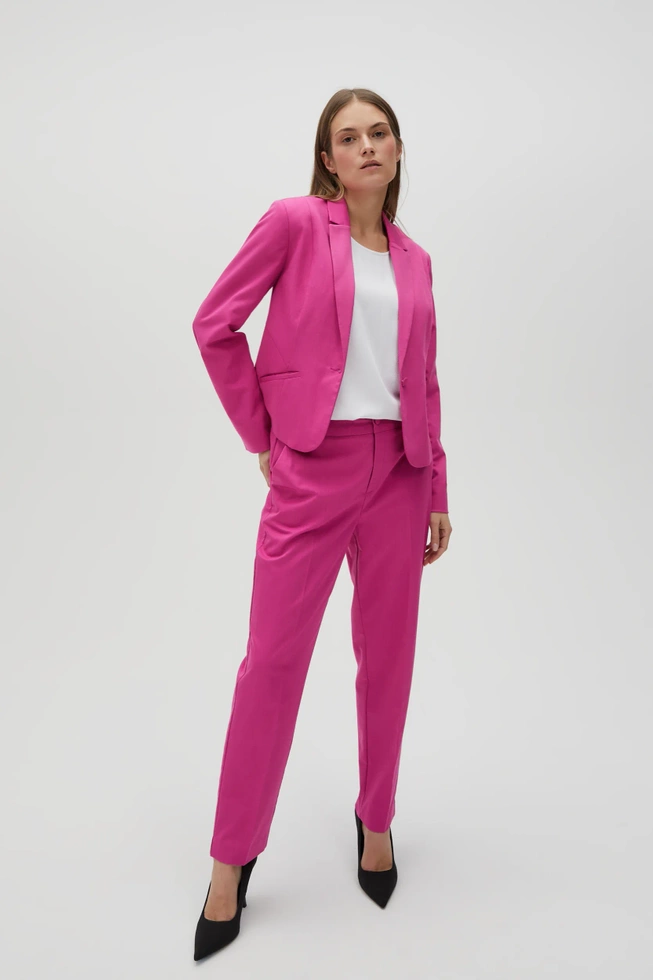 WOMEN'S JACKETS L-MR-4606 FUCHSIA-set