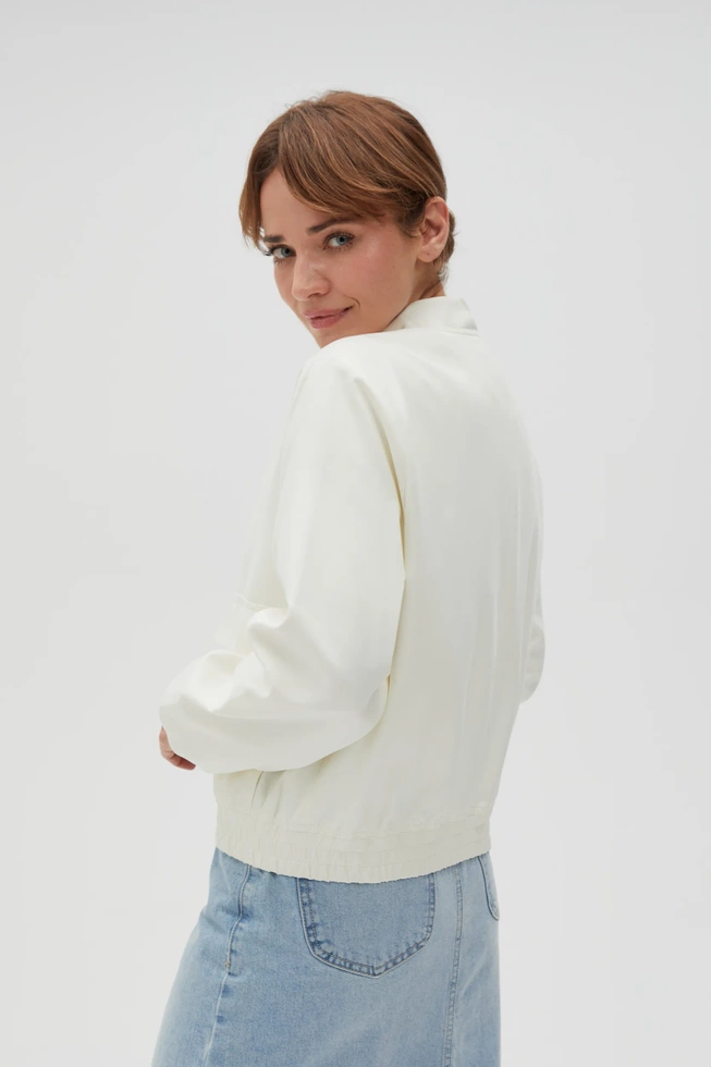 WOMEN'S JACKETS L-KU-4600 OFF WHITE-set