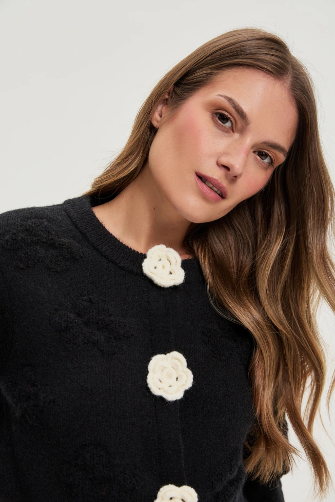 WOMEN'S SWEATER Z-SW-4875 BLACK-set