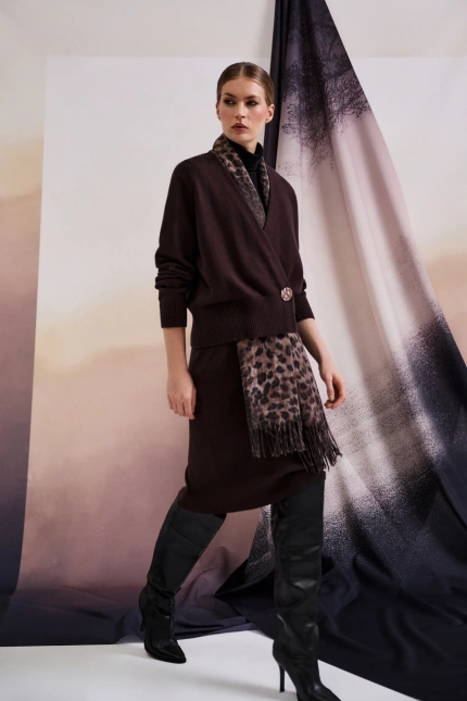 SWETER DAMSKI Z-SW-4873 BROWN