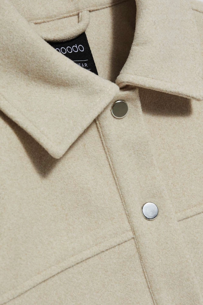 KURTKA DAMSKA L-KU-4009 L.BEIGE