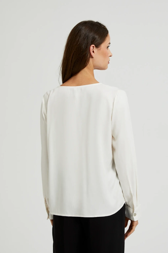 WOMEN'S SHIRT Z-KO-4512 OFF WHITE