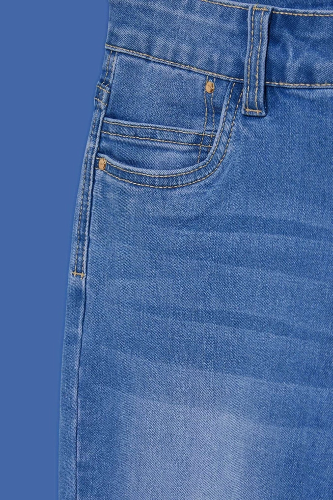 LADIES JEANS L-JE-4012 BLUE