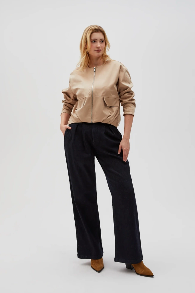 KURTKA DAMSKA L-KU-4617 BEIGE