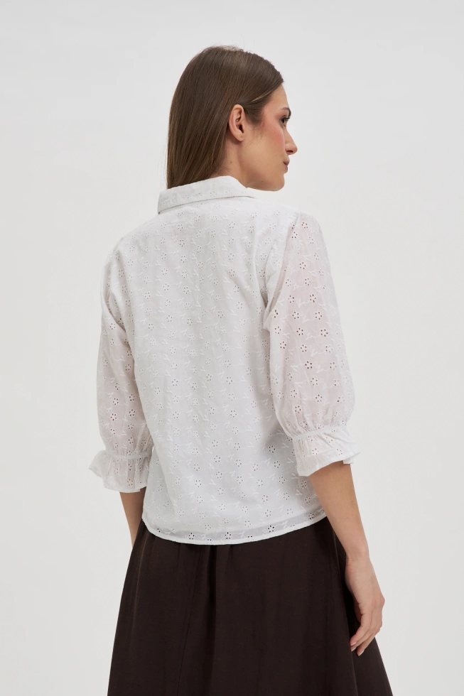 KOSZULA DAMSKA L-KO-4654 WHITE-pakiet