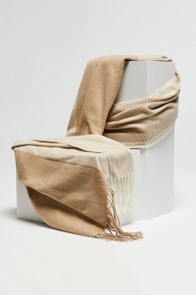 WOMEN'S SCARF Z-SZ-4520 BEIGE-set