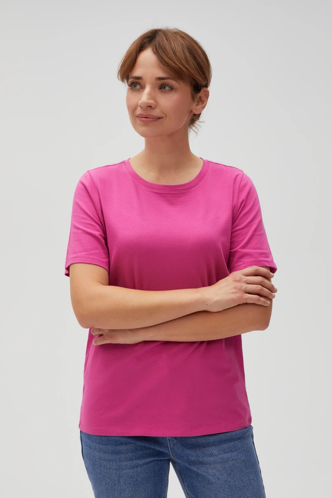 WOMEN'S TSHIRT L-TS-4624 FUCHSIA