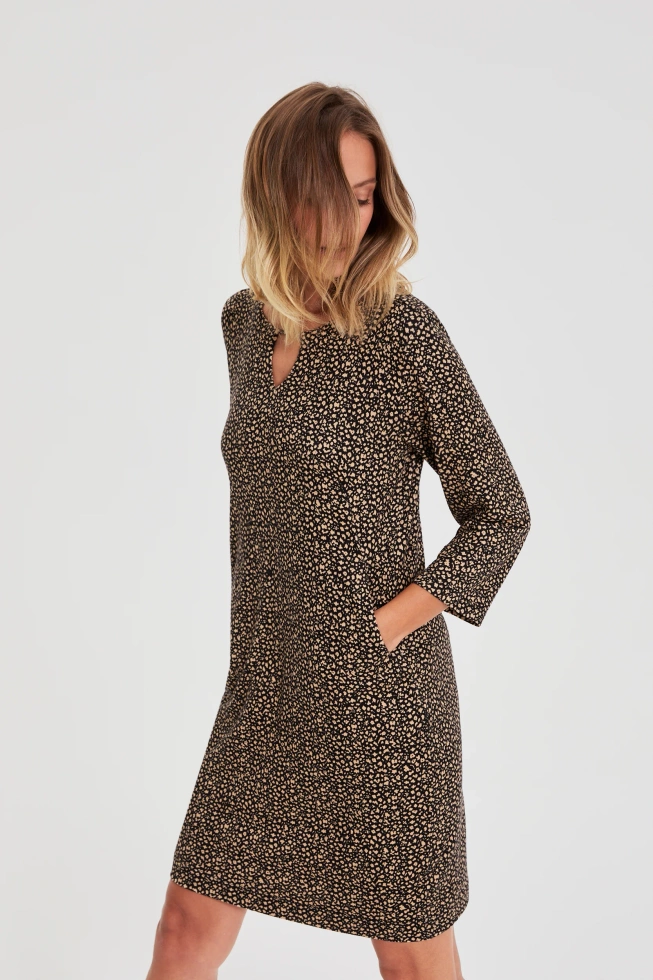 WOMEN'S DRESS Z-SU-4807 BLACK