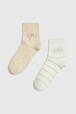 WOMEN'S SOCKS Z-SK-4817 BEIGE-set