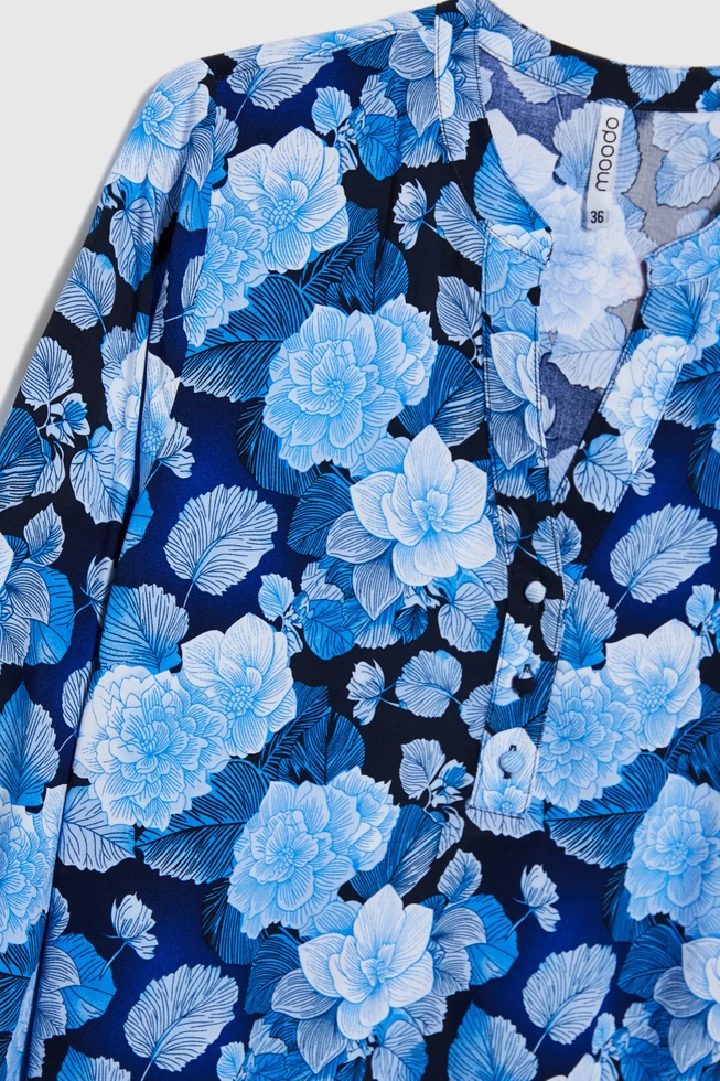 WOMEN'S SHIRT L-KO-4604 BLUE-set