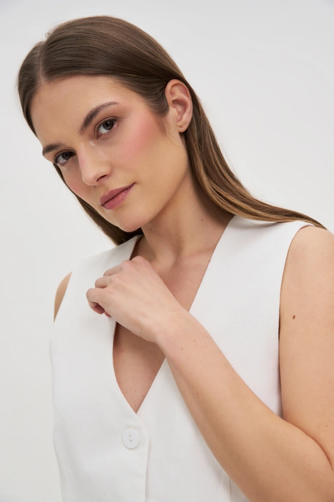 WOMEN'S JACKETS L-KA-4618 WHITE-set