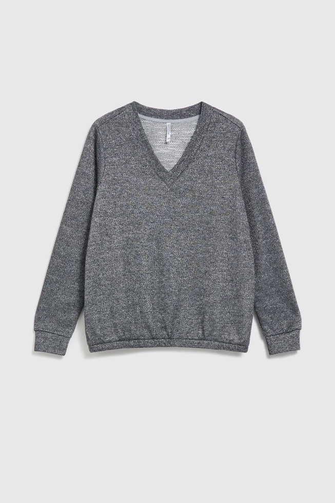 WOMEN'S SWEATSHIRT Z-BL-4505 GREY MEL