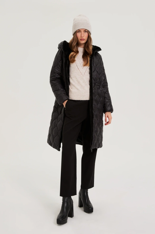WOMEN'S JACKETS Z-KU-4819 BLACK