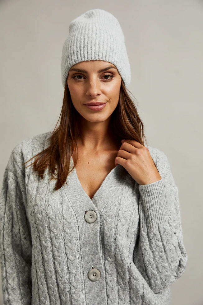 WOMEN'S HAT Z-CZ-4512 L.GREY MEL-set