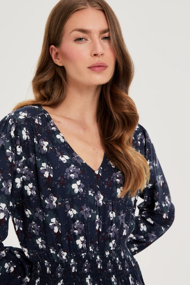 WOMEN'S DRESS Z-SU-4809 NAVY