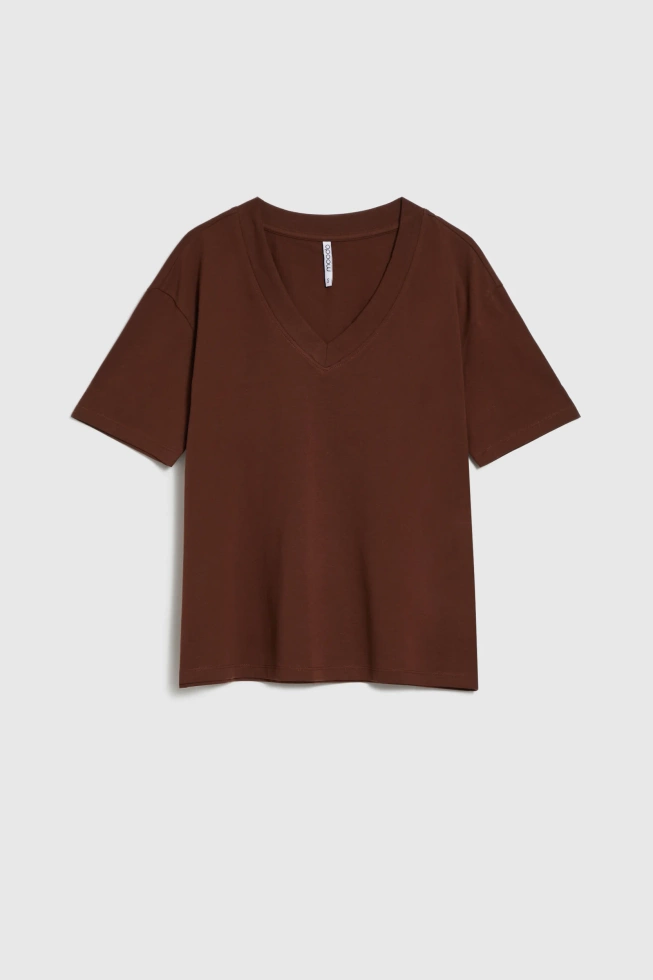 WOMEN'S TSHIRT Z-TS-4801 BROWN-set