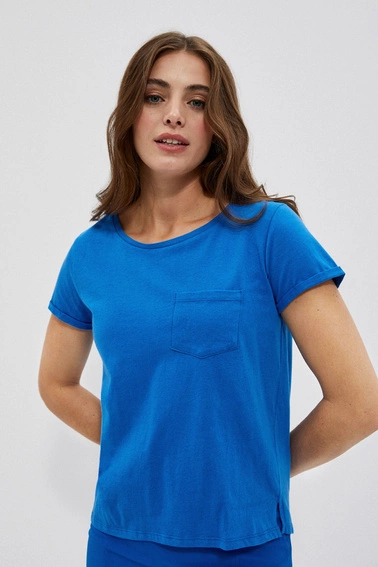 LADIES TSHIRT L-TS-4050 BLUE