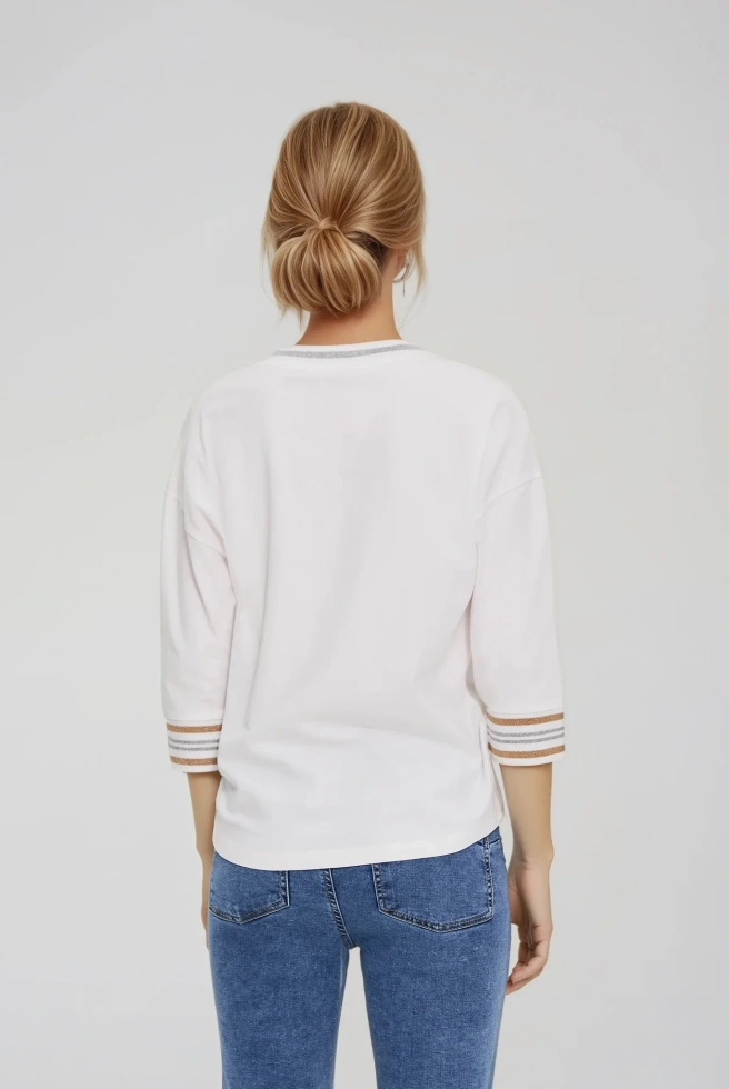 WOMEN'S LONGSLEEVE L-TS-4934 OFF WHITE